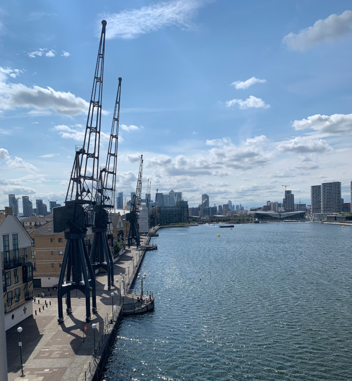 View of Royal Victoria Dock