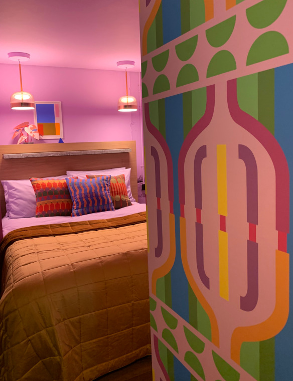 Colourful wallpaper by Yinka Ilori for Lick