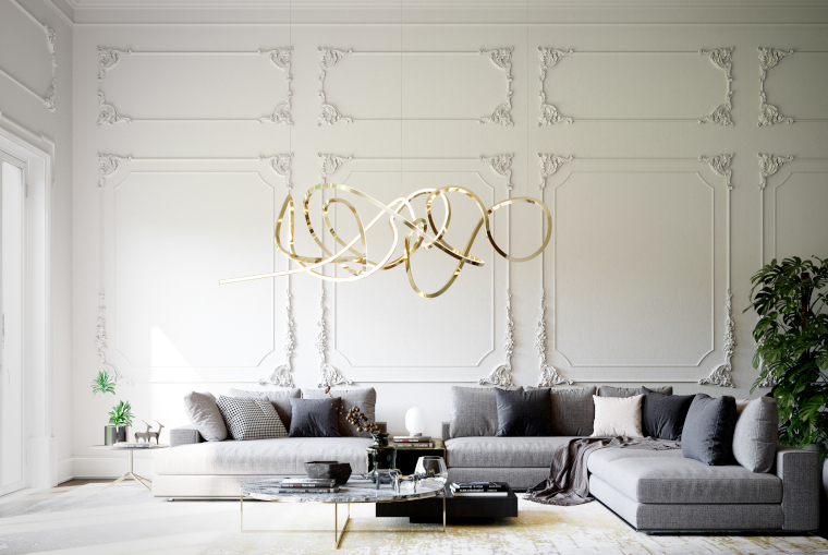 Inari modern chandelier from Cameron Design House