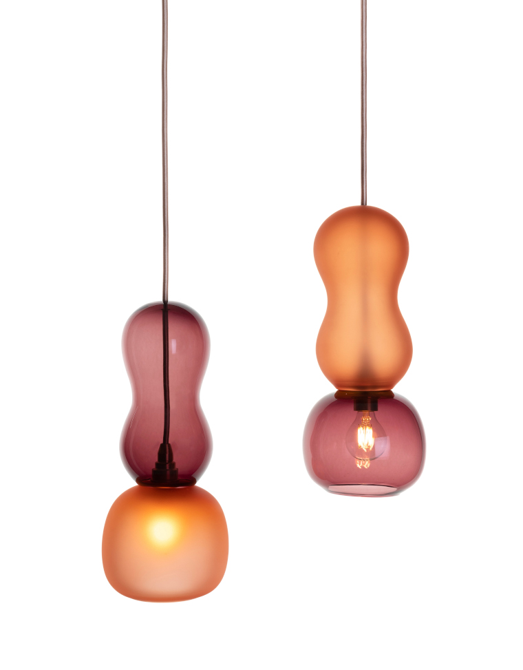 Wavelet pendant lights from Curiousa & Curiousa