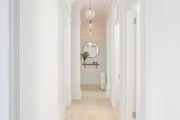 Entrance hall in Bloomsbury apartment