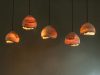 wood lampshades from Tamasine Osher